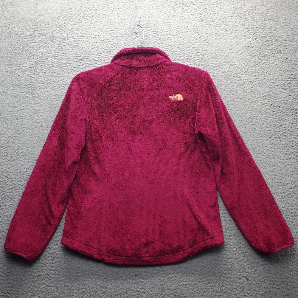 The North‎ Face Osito Fleece Jacket Womens M Pink Long Sleeve Mock Neck Full Zip